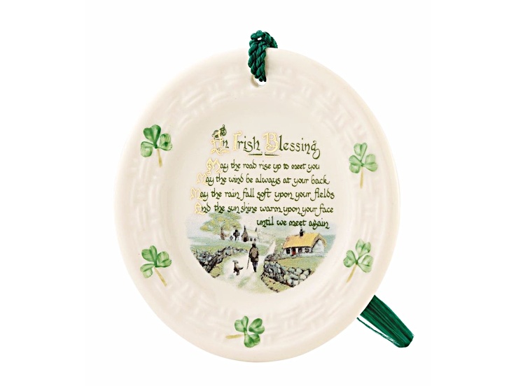 Belleek Irish Blessing Ornament
