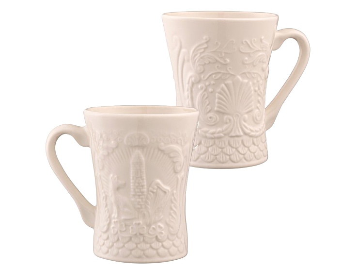 Belleek Trinity Knot Mug (Set of 2)