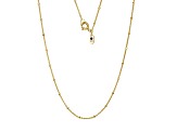 18k Yellow Gold Over Sterling Silver 22" Rolo Chain