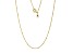 18k Yellow Gold Over Sterling Silver 24" Rolo Chain