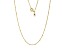 18k Yellow Gold Over Sterling Silver 30" Rolo Chain