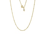 18k Yellow Gold Over Sterling Silver 30" Rolo Chain