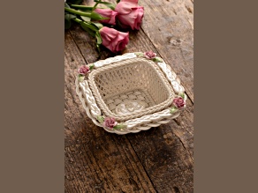 Belleek Claddagh Friendship Basket