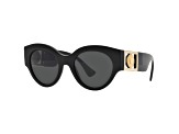 Versace Women's Fashion 52mm Black Sunglasses | VE4438BF-GB1-87
