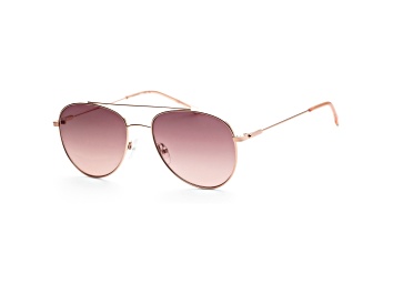 Picture of Calvin Klein Women's Fashion 55mm Rose Gold Sunglasses | CK20120S-780