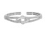 Judith Ripka 0.45ctw Bella Luce® Diamond Simulant Rhodium Over Sterling Silver Textured Bracelet