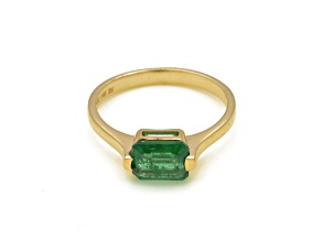 1.45 Ctw Emerald Ring in 14K YG