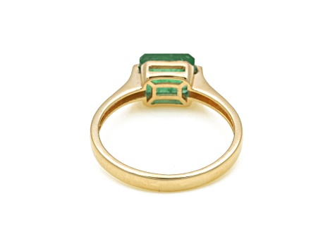 1.45 Ctw Emerald Ring in 14K YG