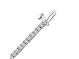 White Diamond H-I I1 14K White Gold Tennis Bracelet 2.00ctw