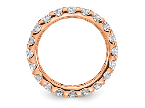 14K Rose Gold Lab Grown Diamond SI+, H+, Eternity Band