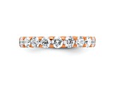 14K Rose Gold Lab Grown Diamond SI+, H+, Eternity Band