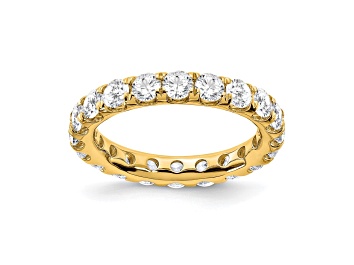 Picture of 14K Yellow Gold Lab Grown Diamond SI+, H+, Eternity Band