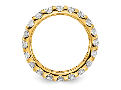 14K Yellow Gold Lab Grown Diamond SI+, H+, Eternity Band - 11GB1C | JTV
