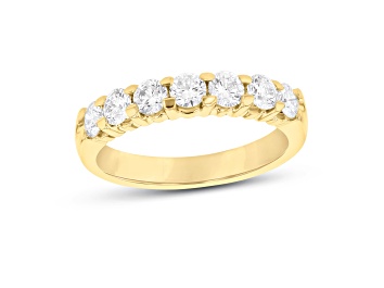 Picture of 1.00cttw 7 Stone Diamond Band Ring in 14k Yellow Gold