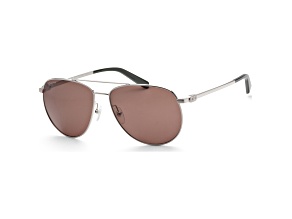 Ferragamo Women's Fashion 60mm Silver Sunglasses | SF157S-045