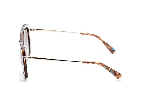 Longchamp Women's  Fashion 56mm Marble Brown Azure Sunglasses | LO616S-004