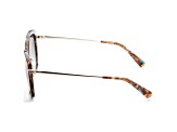 Longchamp Women's  Fashion 56mm Marble Brown Azure Sunglasses | LO616S-004