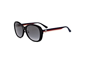 Gucci Blue/Black 59 mm Gradient Women's Sunglasses GG0849SK-002 59