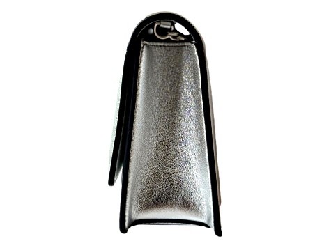 Jimmy Choo Kalina Crossbody Clutch Bag Crystal Logo Metallic
