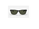 Ray-Ban New Wayfarer Color Mix Matte Black Transparent/Green 58 mm Sunglasses