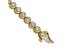 14k Yellow Gold and 14k White Gold with Rhodium over 14k Yellow Gold Diamond Circle Link Bracelet