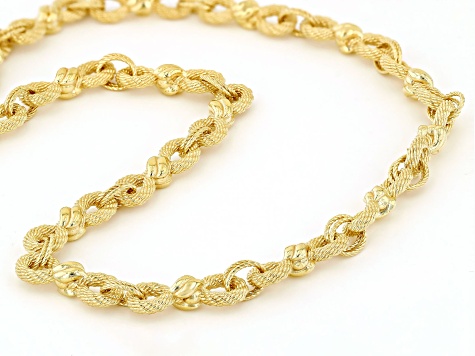 Judith Ripka 14K Gold Clad Infinity Link 18" Necklace