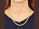 Judith Ripka 14K Gold Clad Infinity Link 18" Necklace