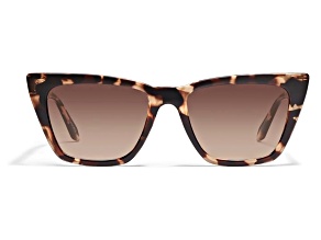 QUAY "CALL THE SHOTS" Tortoise Cat Eye Frame / Brown Gradient Lenses Sunglasses