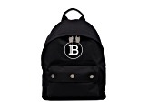 Balmain B-Back Black Nylon White Logo Backpack