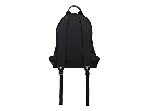 Balmain B-Back Black Nylon White Logo Backpack
