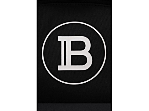 Balmain B-Back Black Nylon White Logo Backpack