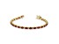 5.50ctw Ruby and Diamond Bracelet in 14k Yellow Gold