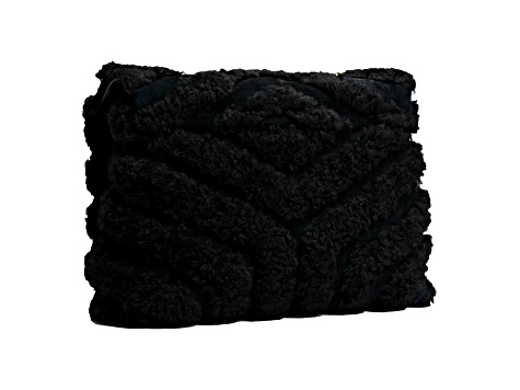 Saint Laurent Loulou Black Shearling and Leather Medium