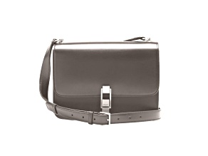 Saint Laurent Carre Taupe Ultra Soft Calf Leather Shoulder Bag