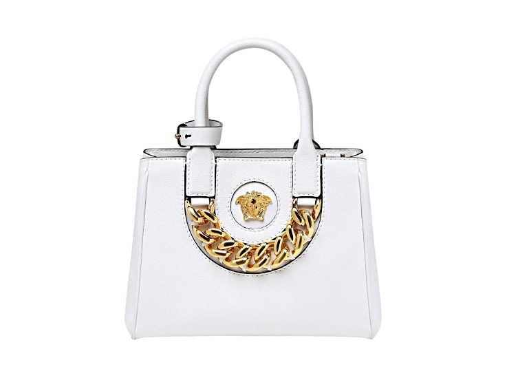 バッグ・カバンその他 VERSACE Woman Mini bag White 1017739DVIT2T 1W00V PATENT LEATHER SHOULDER BAG for Women - Versace sale | Biffi