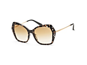 Dolce & Gabbana Women's 56mm Cube Black/Gold Sunglasses