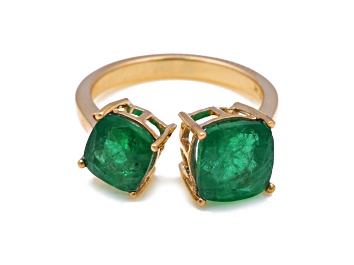 Picture of 4.55 Ctw Emerald Ring in 14K YG
