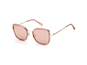 Fossil Women's 51mm Red Gold Sunglasses
