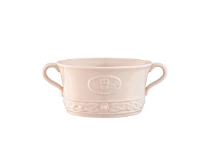 Belleek Claddagh Handled Soup Bowl
