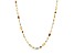 Multi-Gem 14k Yellow Gold 18" Necklace 19.94ctw