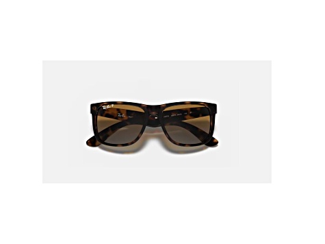 Ray Ban Justin Classic Matte Havana/Brown Gradient Polarized 54 mm Sunglasses