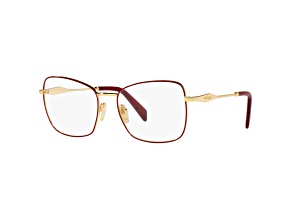 Prada Women's Fashion 56mm Red and Gold Opticals | PR-53ZV-12F1O1-56