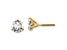 14K Yellow Gold Lab Grown Diamond 2ct. VS/SI GH+, 3 Prong Screwback Earrings