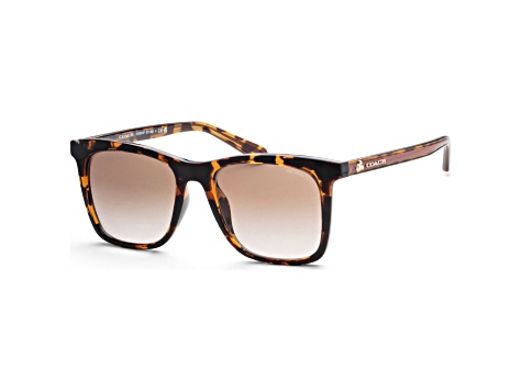 Coach Women's Fashion 54mm Dark Tortoise Sunglasses|HC8374F-512013-54