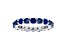 2.85ctw Sapphire Eternity Band Ring in 14k White Gold