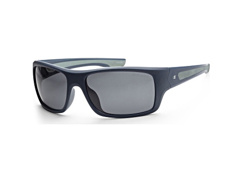 Champion Men's Sport 64mm Matte Navy Sunglasses | CU515902