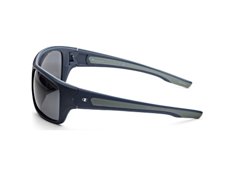 Champion Men's Sport 64mm Matte Navy Sunglasses | CU515902