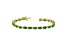 9.40ctw Emerald and Diamond Bracelet set in 14k Yellow Gold