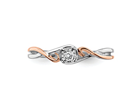 ホワイトフレア　ダイケンキ　ar 20枚セット　まとめ売り　0117 14K Two-tone White and Rose Gold First Promise 1/20 ct