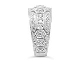 Judith Ripka 1.55ctw Bella Luce Diamond Simulant Rhodium Over Sterling Silver Ring